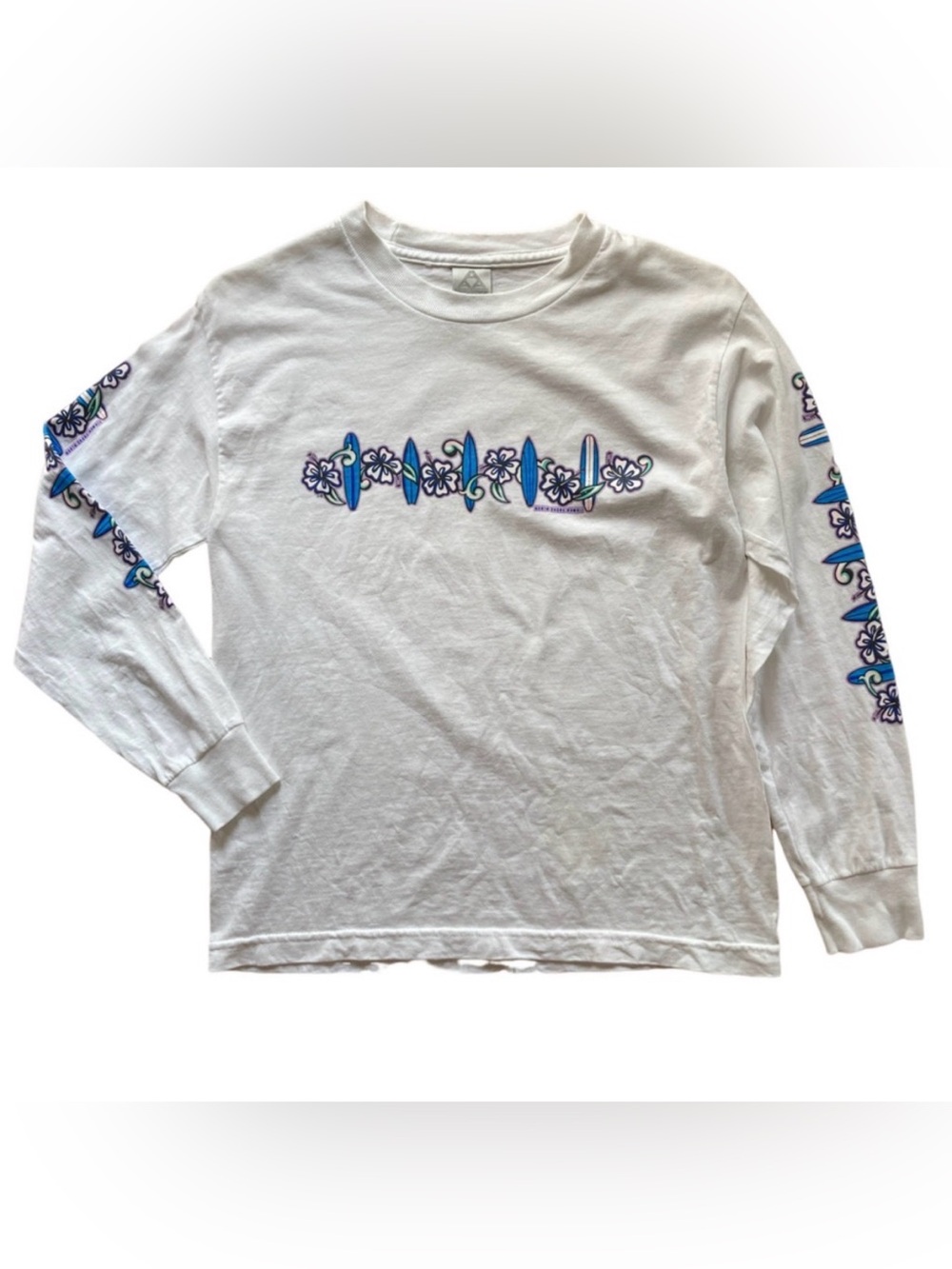 AAA Alstyle Apparel & Activewear Kids’ M North Shore Hawaii White T-Shirt